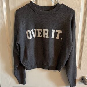 SO Gray Sweater with White Text